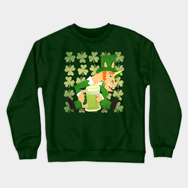 Happy Saint Patrick’s Day Crewneck Sweatshirt by Thatssounicorny